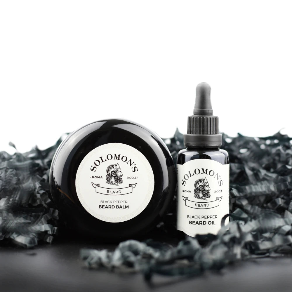 Barzdos priežiūros rinkinys su barzdos aliejumi ir balzamu barzdai