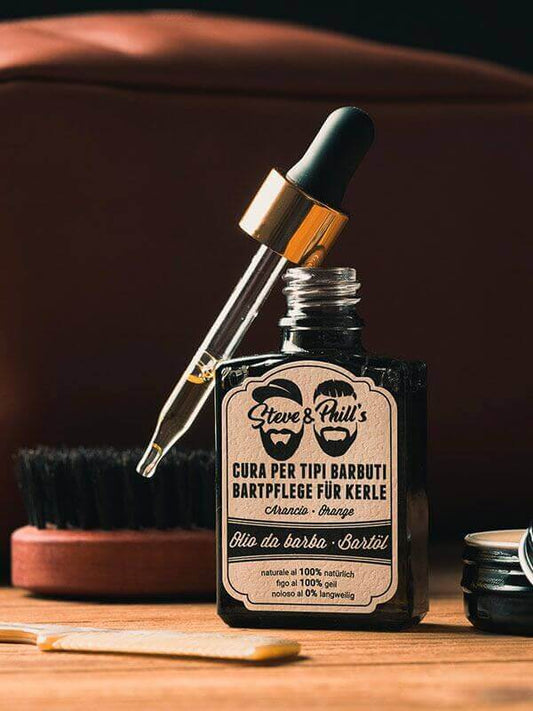 Apelsininis aliejus barzdai Steve Phills