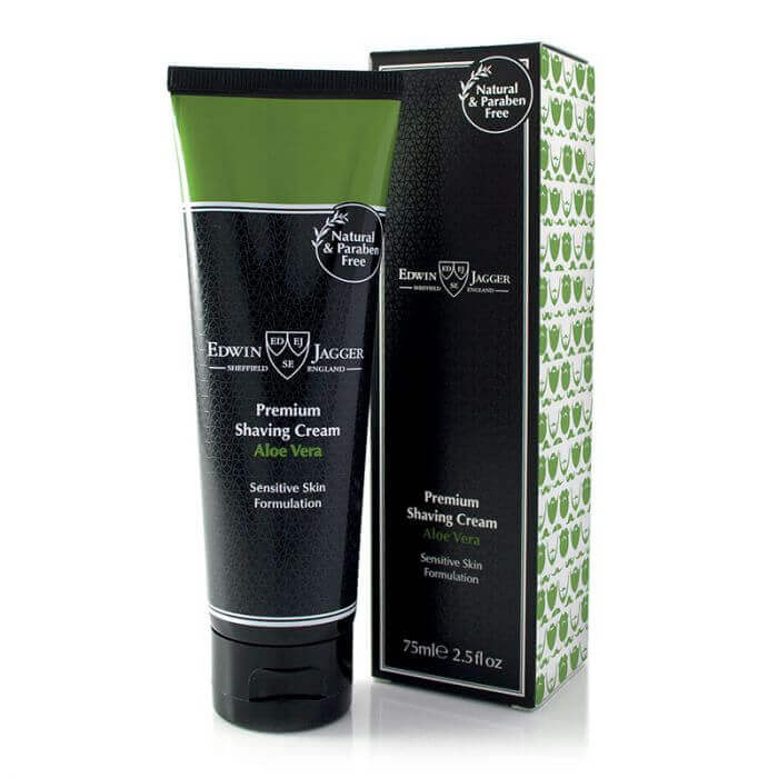 Kelioninis skutimosi kremas vyrams Edwin Jagger Aloe Vera