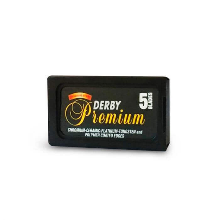 Skutimosi geležtės dviašmeniui skustuvui Derby Double Edge Black Premium