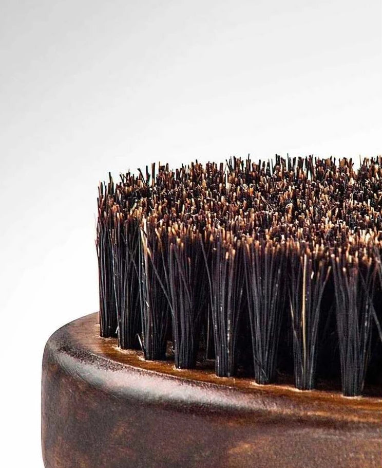 Didelis šepetys natūraliais šerno šeriais